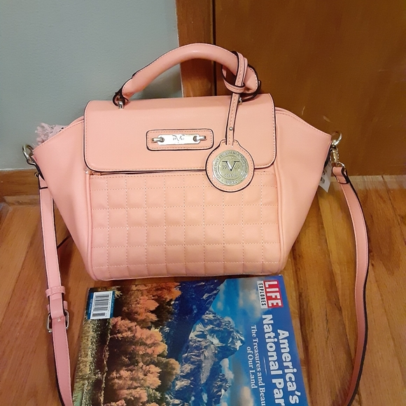 Coral leather tote - Picture 5 of 5